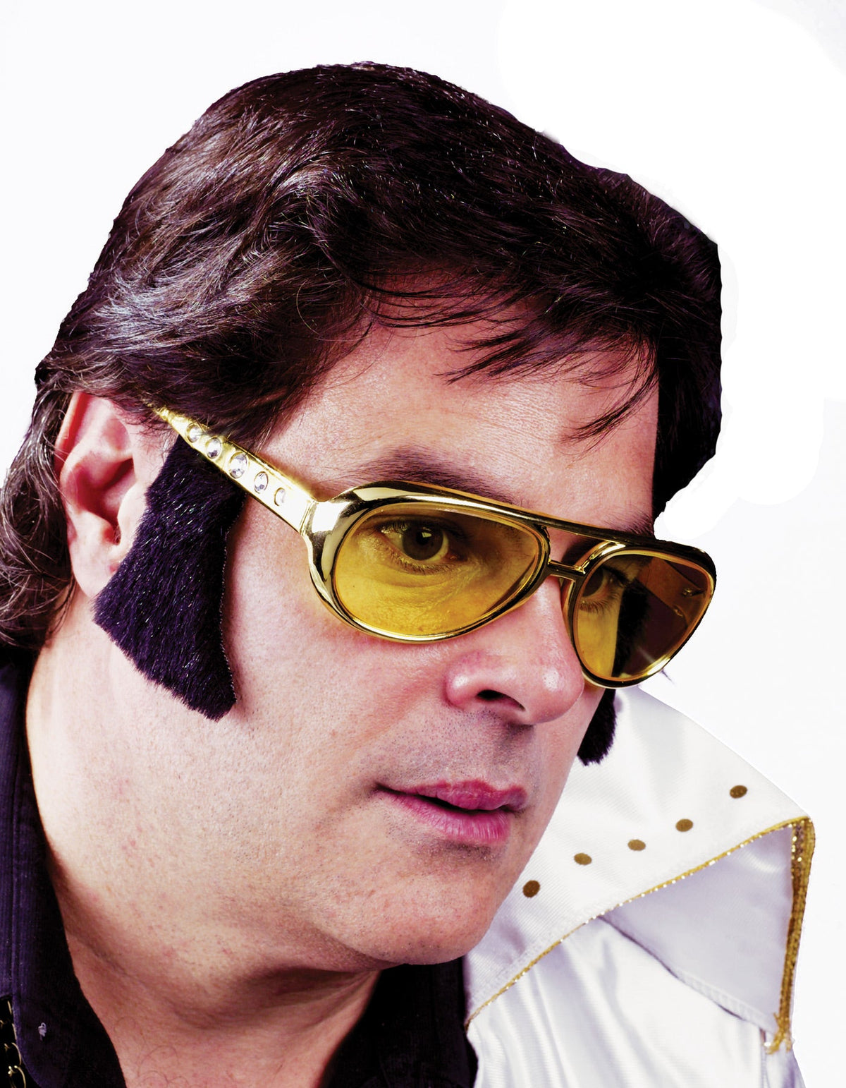 Glasses Rocker with Sideburns