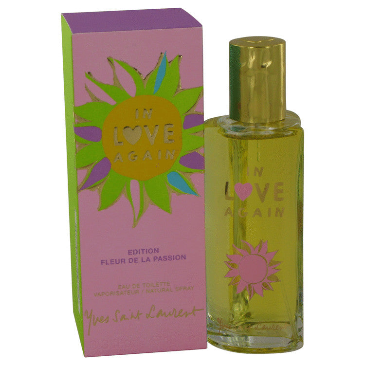 In Love Again by Yves Saint Laurent Fleur De La Passion Eau De Toilette Spray 3.4 oz for Women