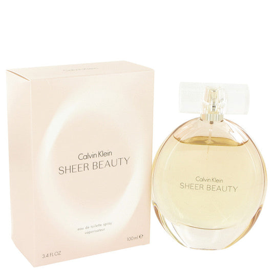 Sheer Beauty by Calvin Klein Eau De Toilette Spray 3.4 oz for Women
