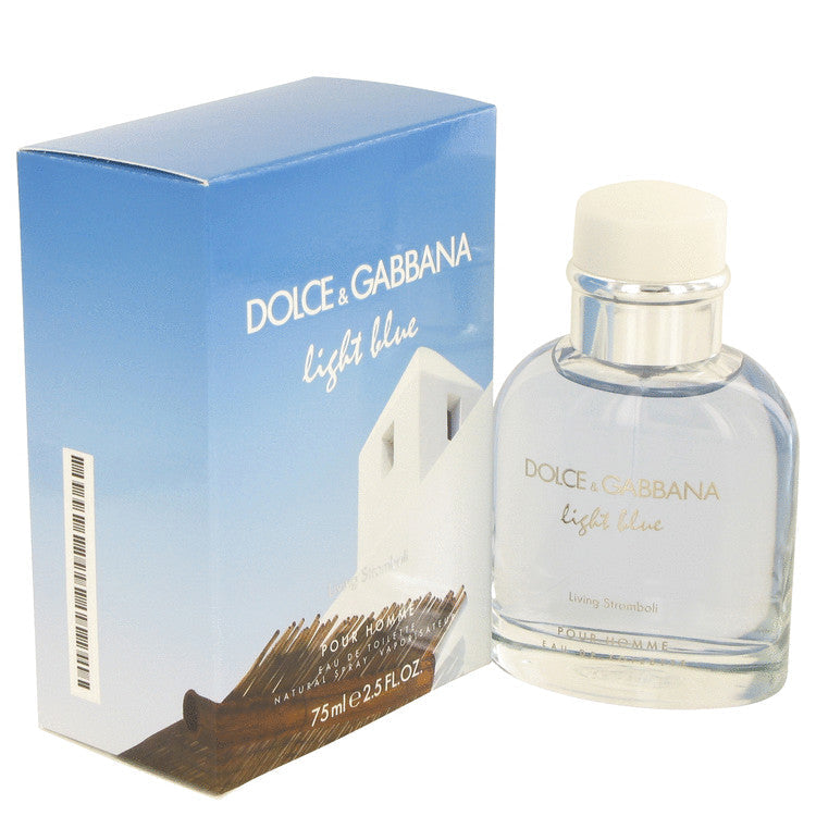 Light Blue Living Stromboli by Dolce & Gabbana Eau De Toilette Spray 2.5 oz for Men