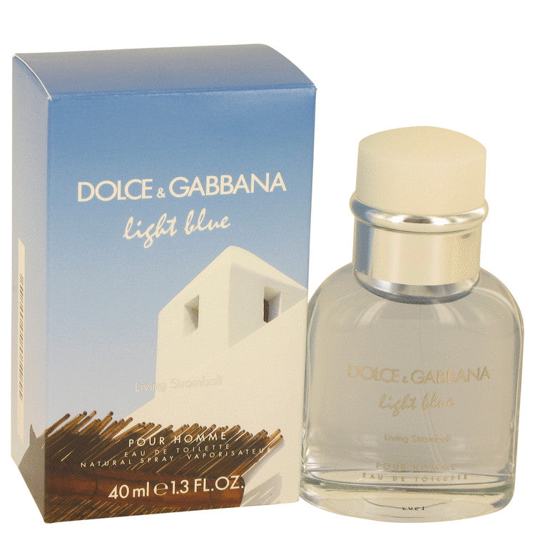 Light Blue Living Stromboli by Dolce & Gabbana Eau De Toilette Spray 1.3 oz for Men