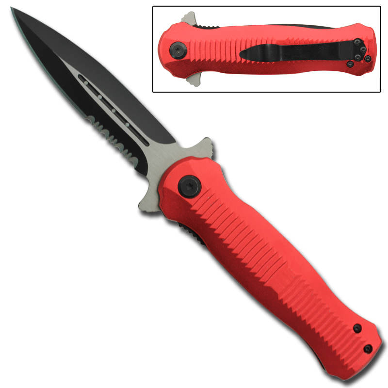 Firestar Stiletto Style Assisted Opening Pocket Knife - TOPHATTER'S ARMORY DEALS
