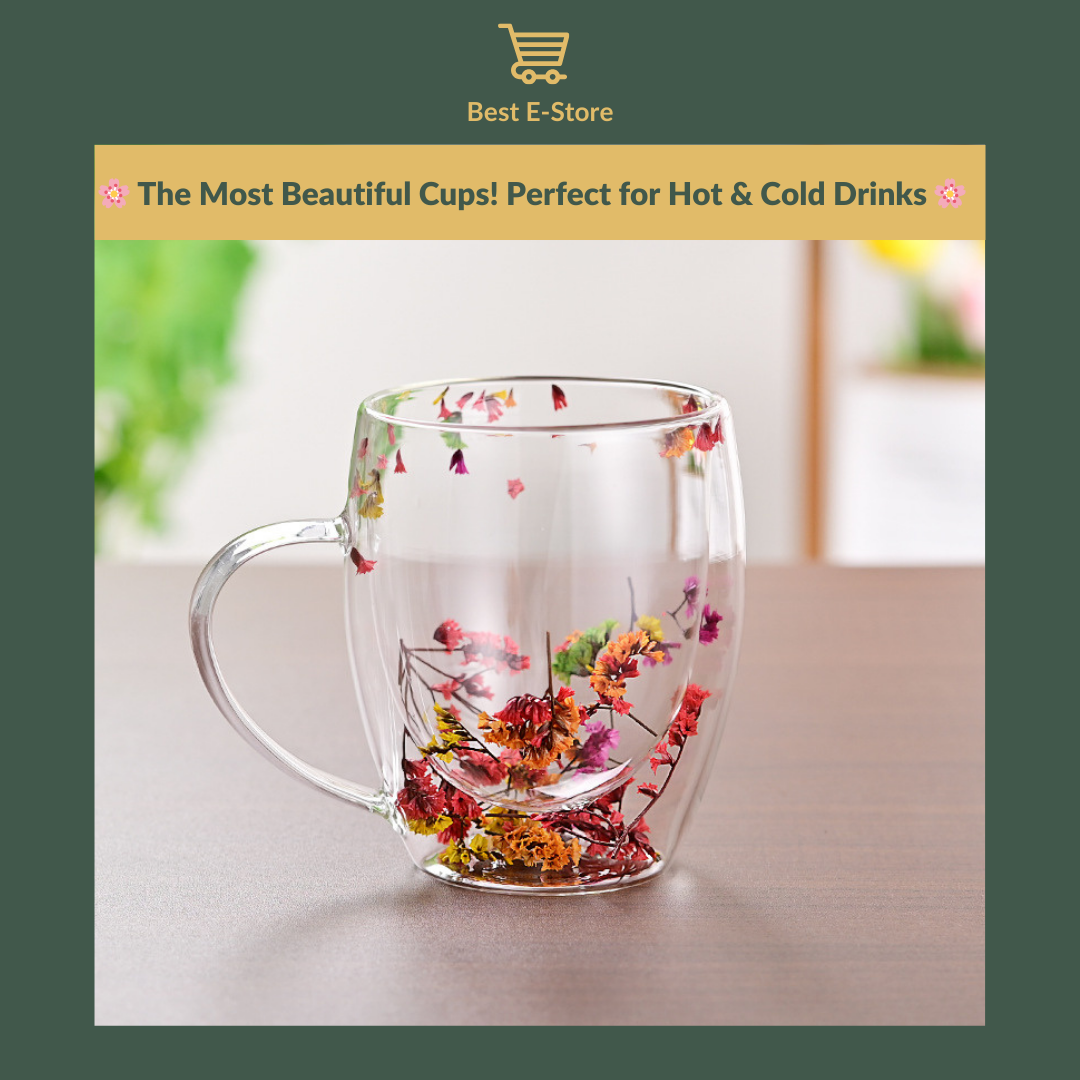 🌼 The Most Beautiful Glass Cups 🌼Handcrafted, Elegant & Gift-Worthy
