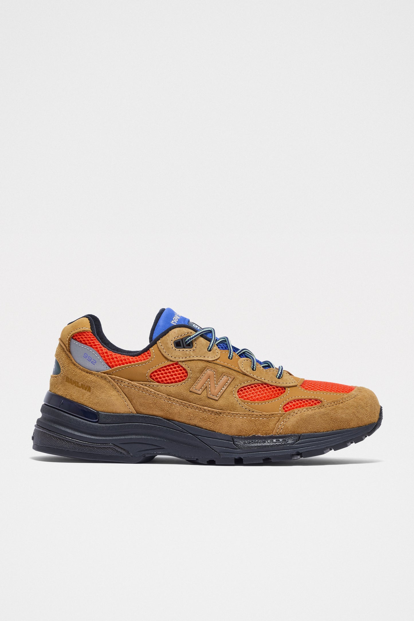 New Balance x Action Bronson 992 Golden Brown / Flame