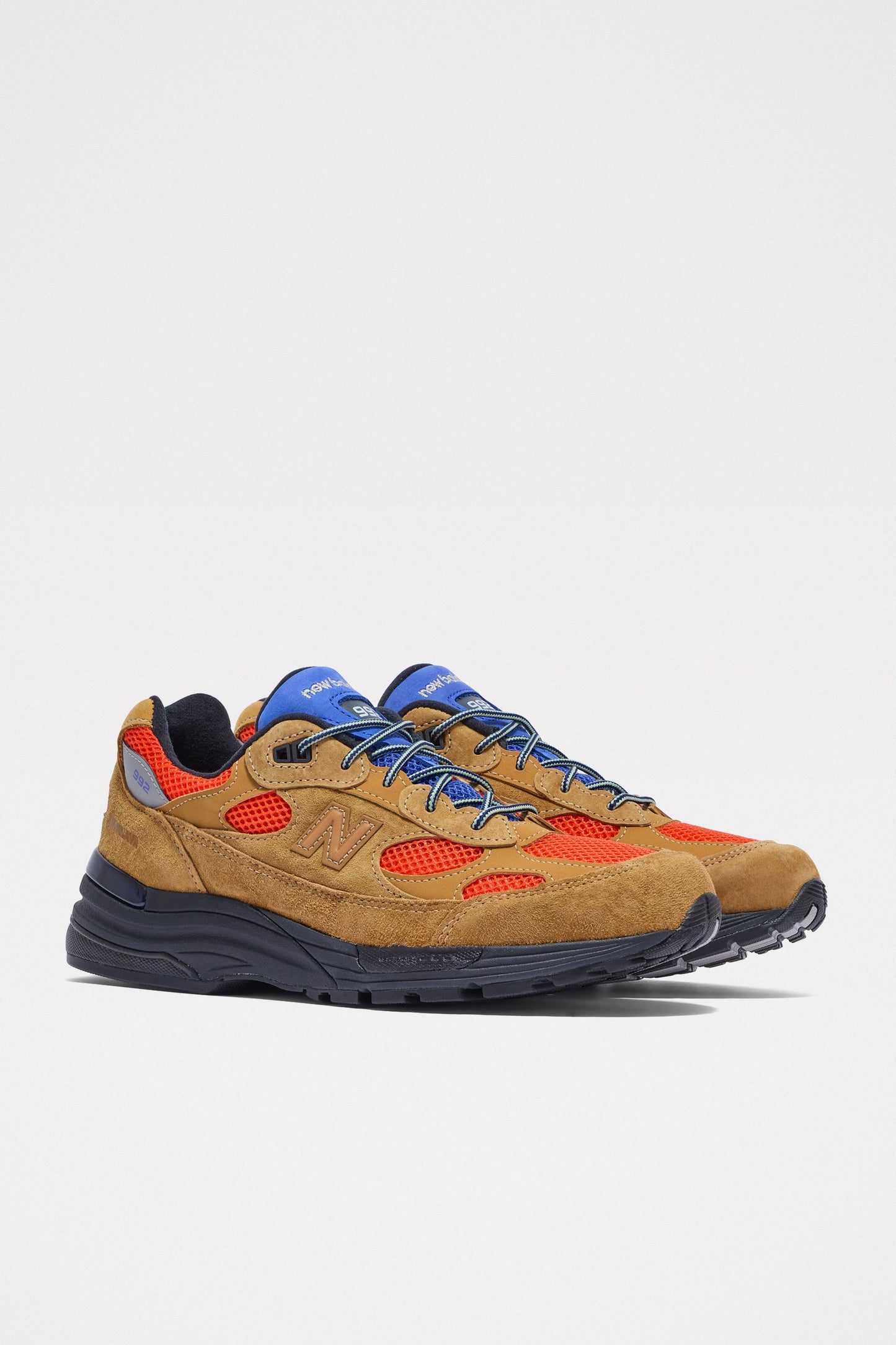 New Balance x Action Bronson 992 Golden Brown / Flame