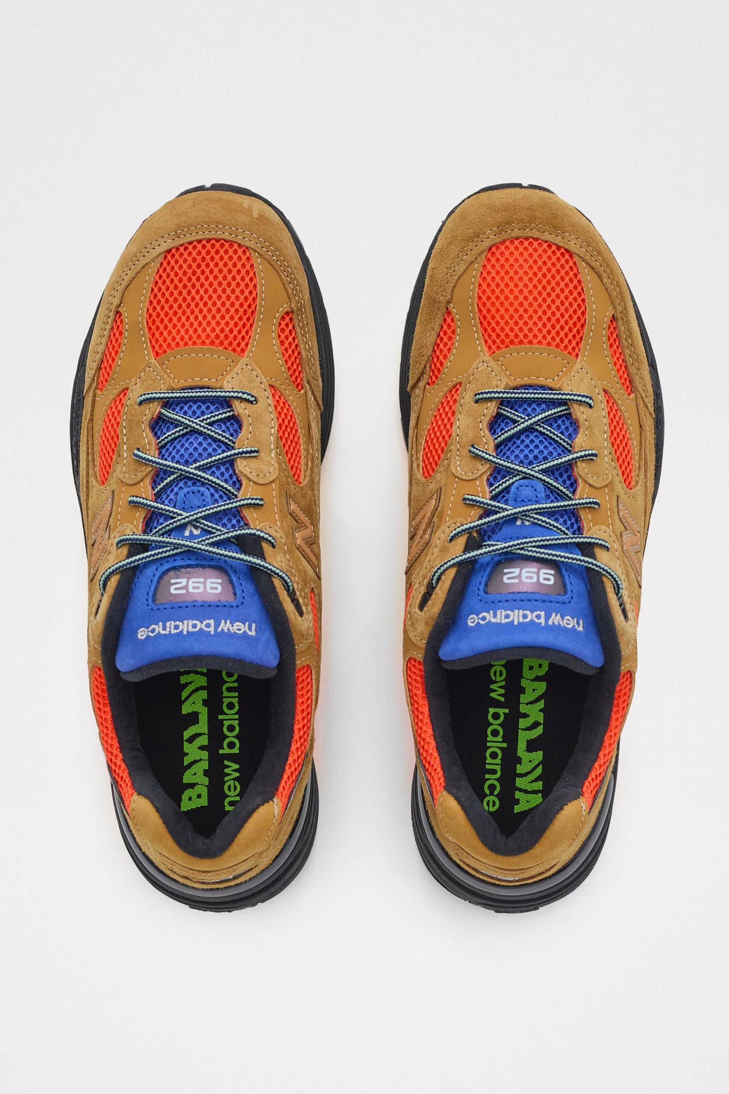 New Balance x Action Bronson 992 Golden Brown / Flame