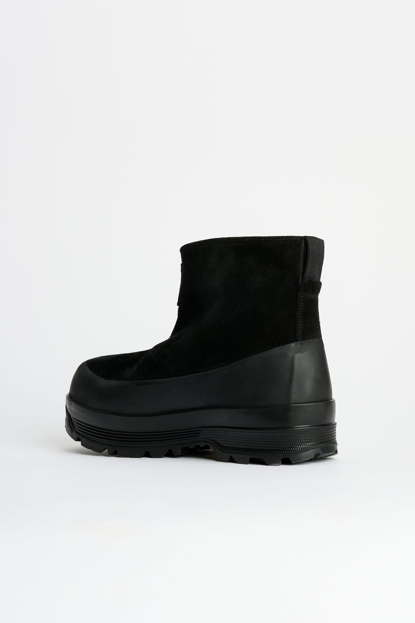 Stone Island Suede Ankle Shoes Black