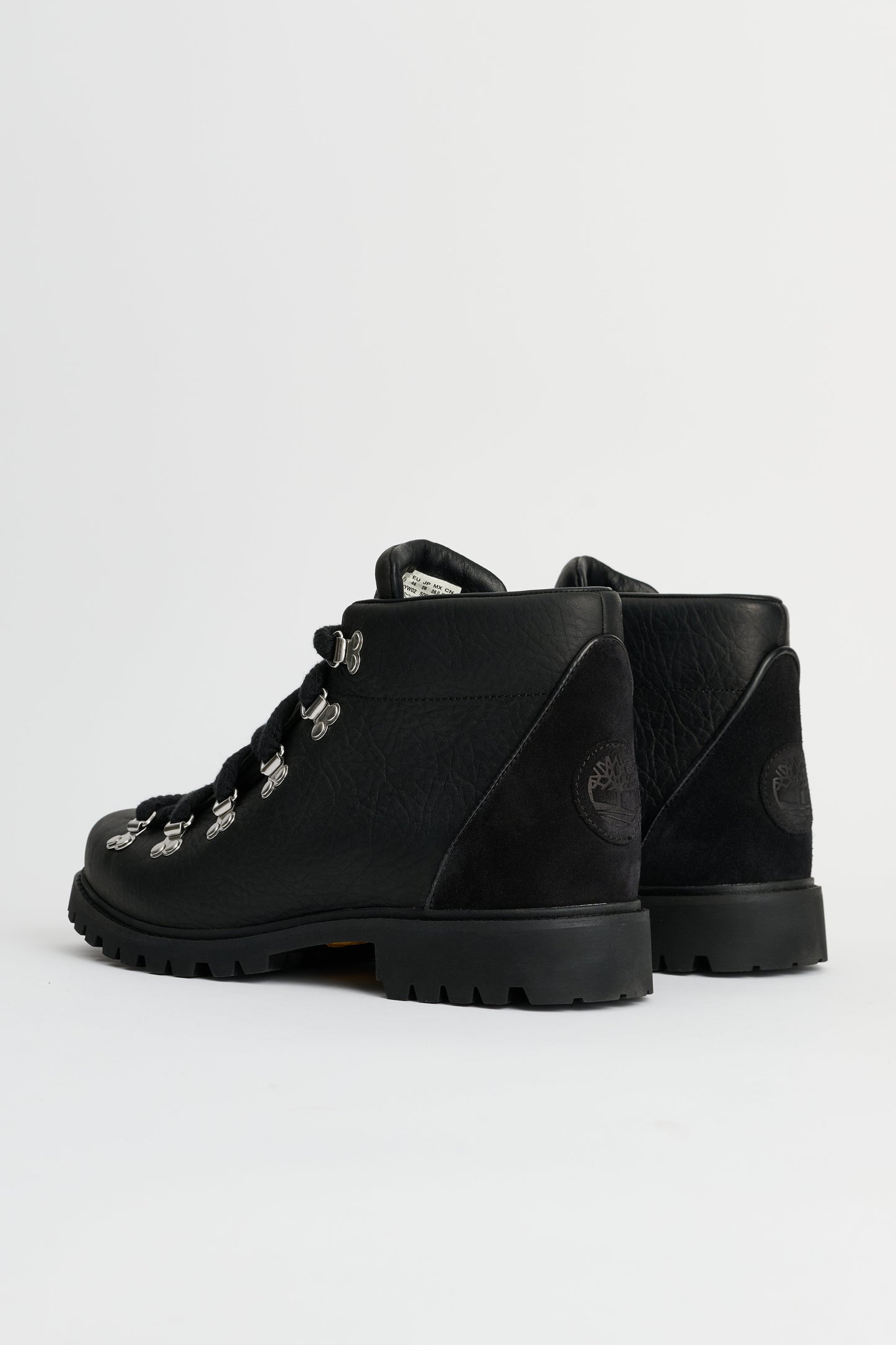 Timberland Authentic Hike Mid Lace Up Boot Black Full Grain