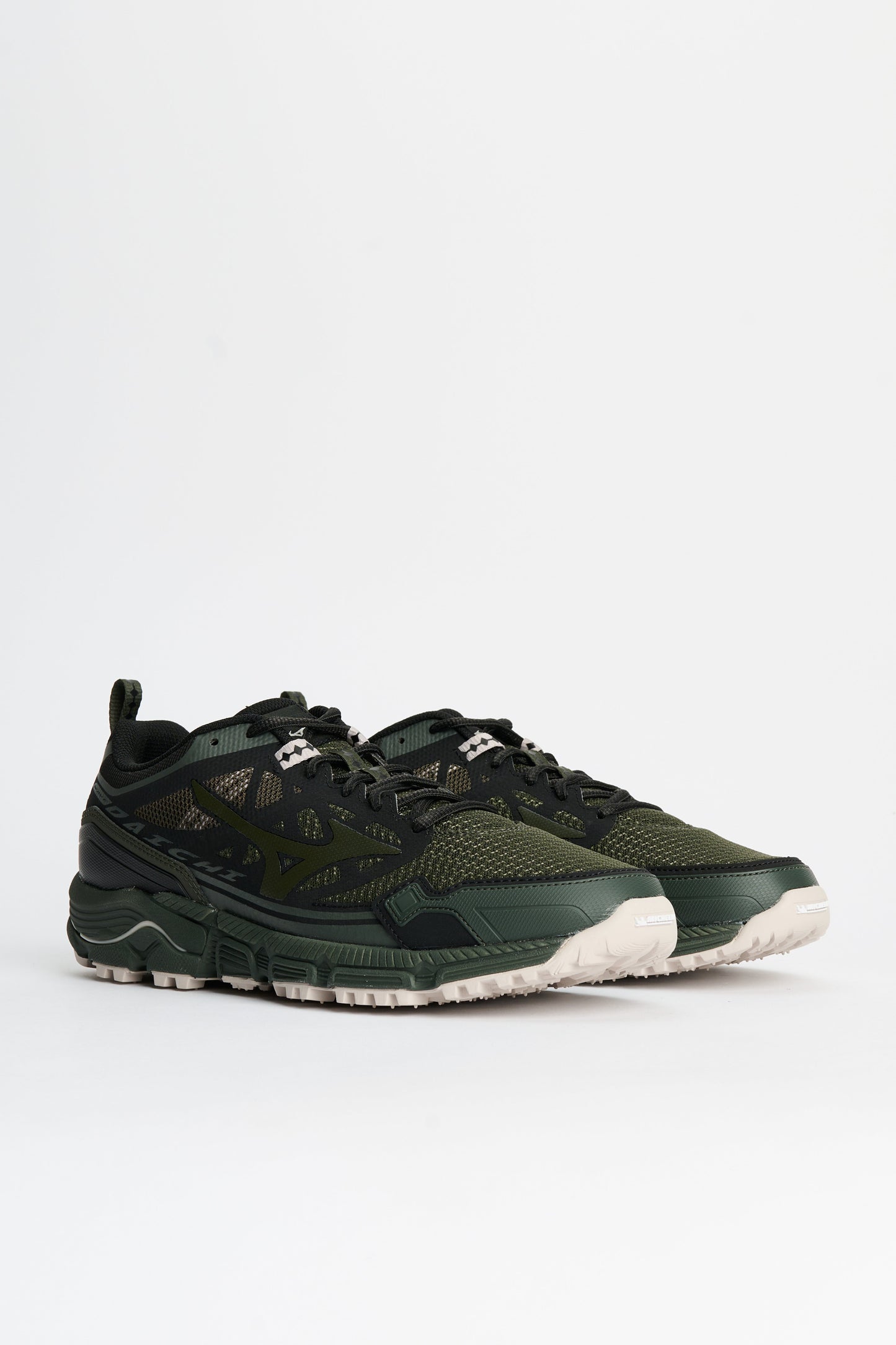 Mizuno Wave Daichi LS Forest Night / Black / Silver Birch