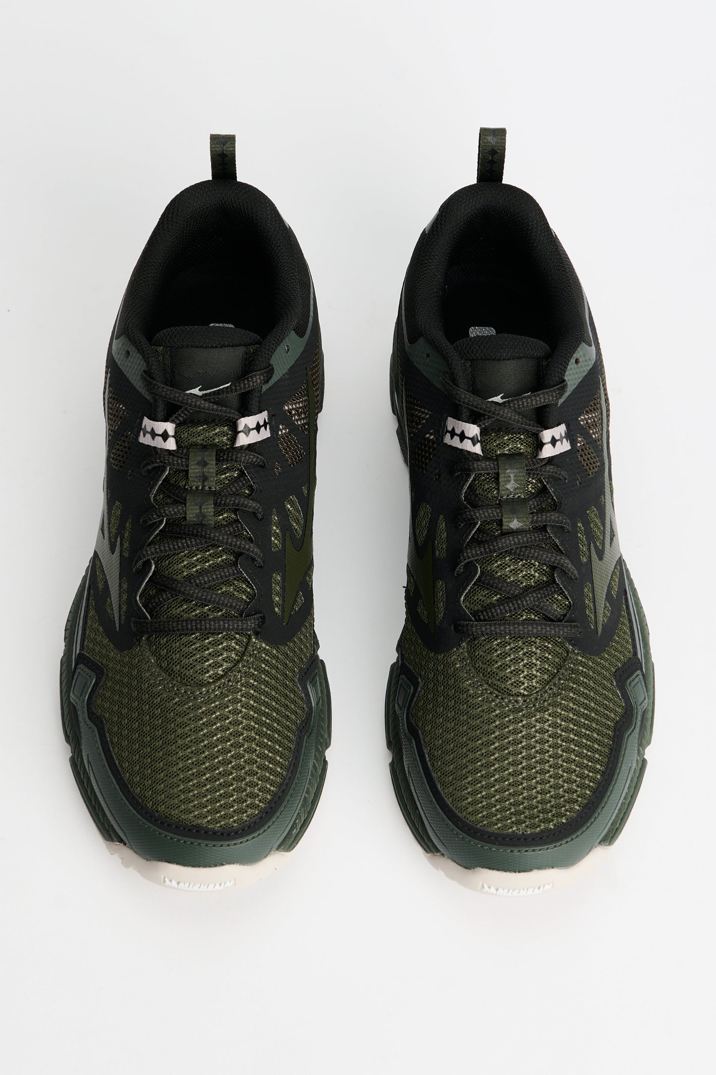 Mizuno Wave Daichi LS Forest Night / Black / Silver Birch
