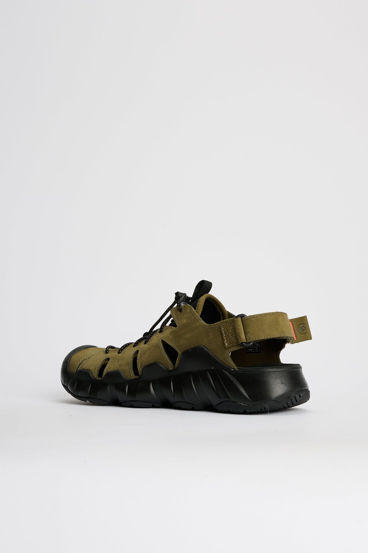 KEEN Hyperport Fisherman Leather Sandal Dark Olive / Black