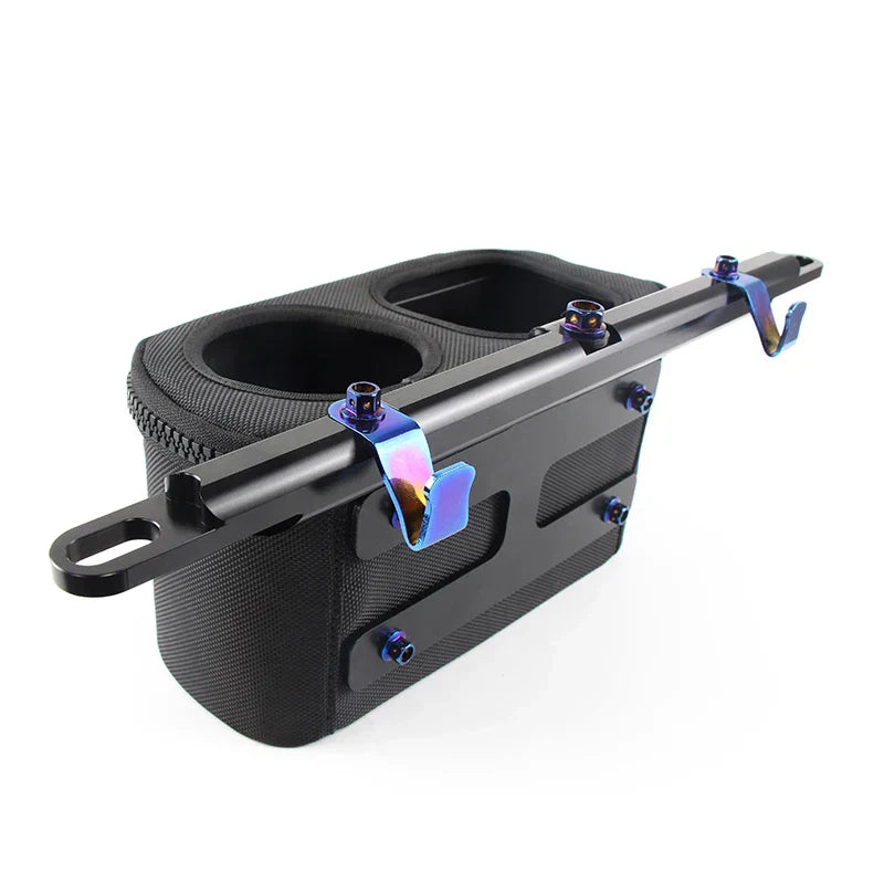 Motorcycle Handlebar Drinking Water Bottle Holder with Storage Bag for Yamaha NMAX XMAX TMAX 300 250 155