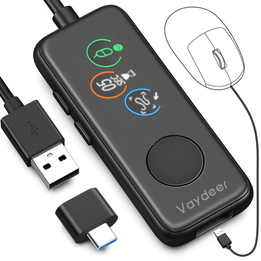 Fully Automatic USB Mouse Jiggler with HD Screen
