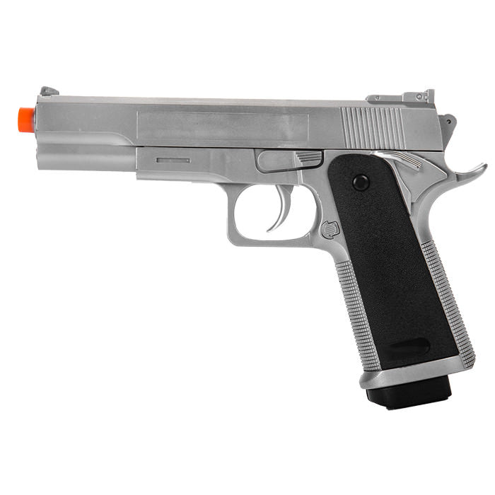 G153S M1911 Airsoft Spring Pistol Handgun Silver 1911