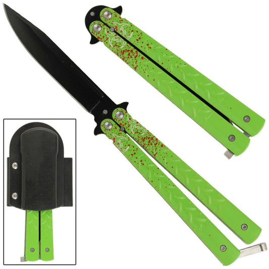Bio-Hazard Crime Scene Butterfly Knife