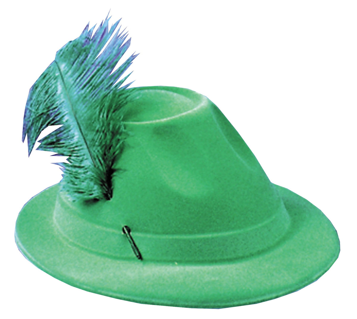 Hat Alpine Green with Feather