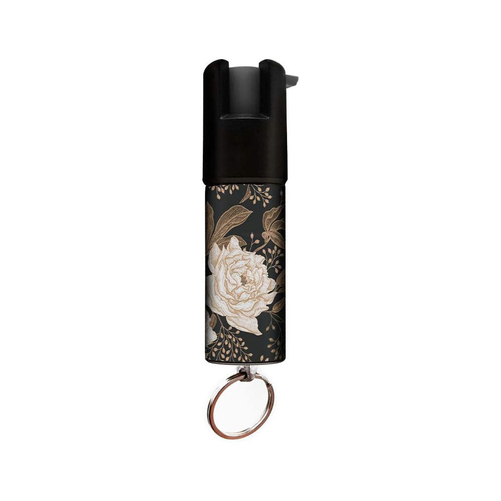 Floral Keychain Mini Pepper Spray for Self Defense - Safety Twist Top to Prevent Accident - TOPHATTER'S ARMORY DEALS