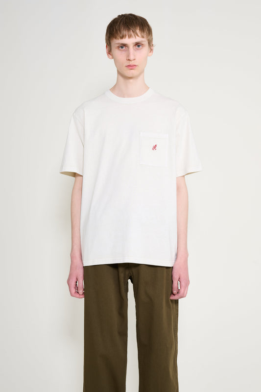 Gramicci One Point Tee Pigment Dyed Natural Pigment