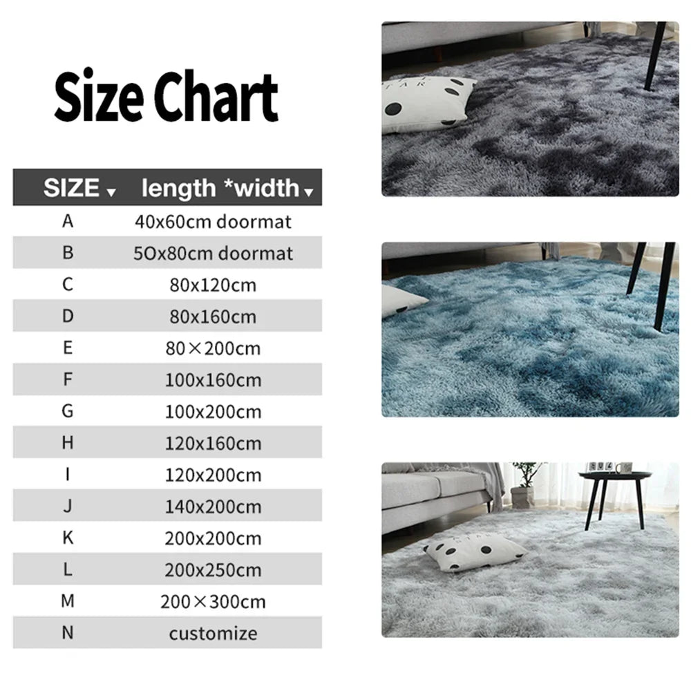 Plush Gray Carpet for Living Room