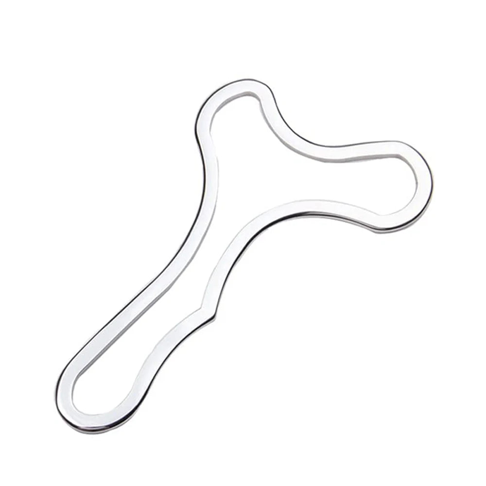 Stainless Steel Gua Sha Scraping Massage Tool Muscle Scraper Silver