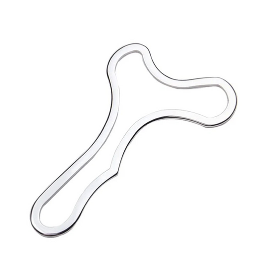 Stainless Steel Gua Sha Scraping Massage Tool Muscle Scraper Silver