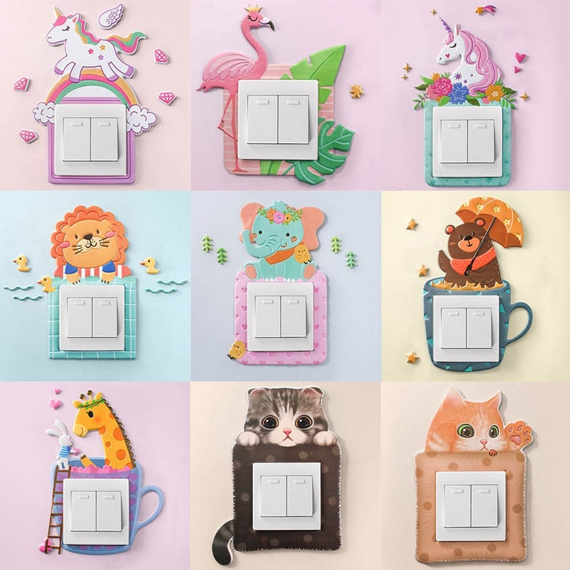 Animal Unicorn Flamingo Room 3D Decor