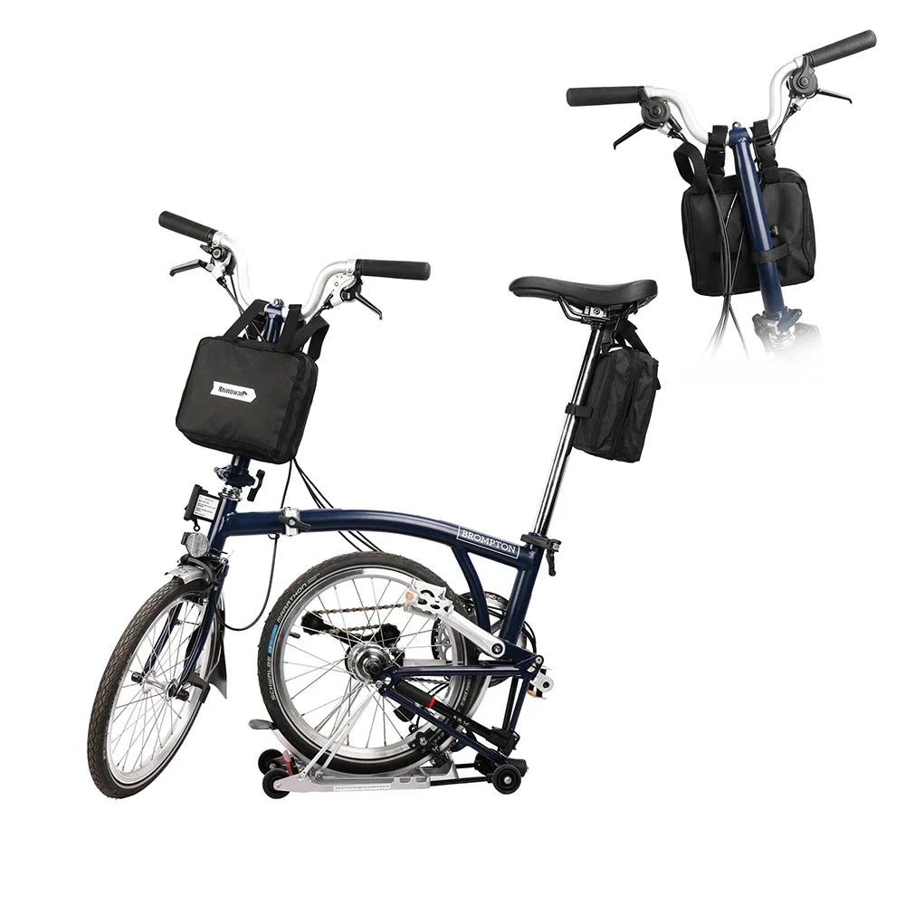 20-Inch Waterproof Bike Carrying Bag PU Storage Bag Black