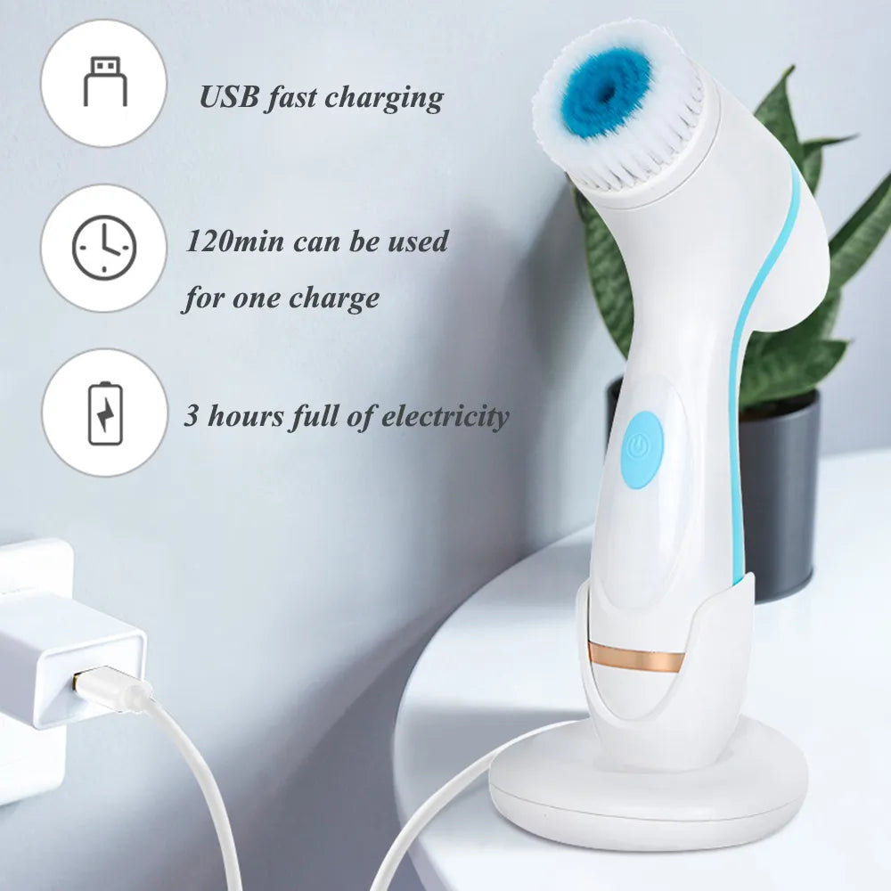 Sonic Nu Face Spin Brush Set - Galvanic Facial Spa