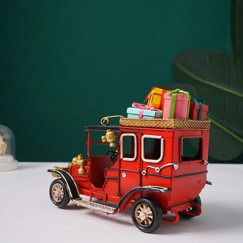 Vintage Metal Classic Car Miniature