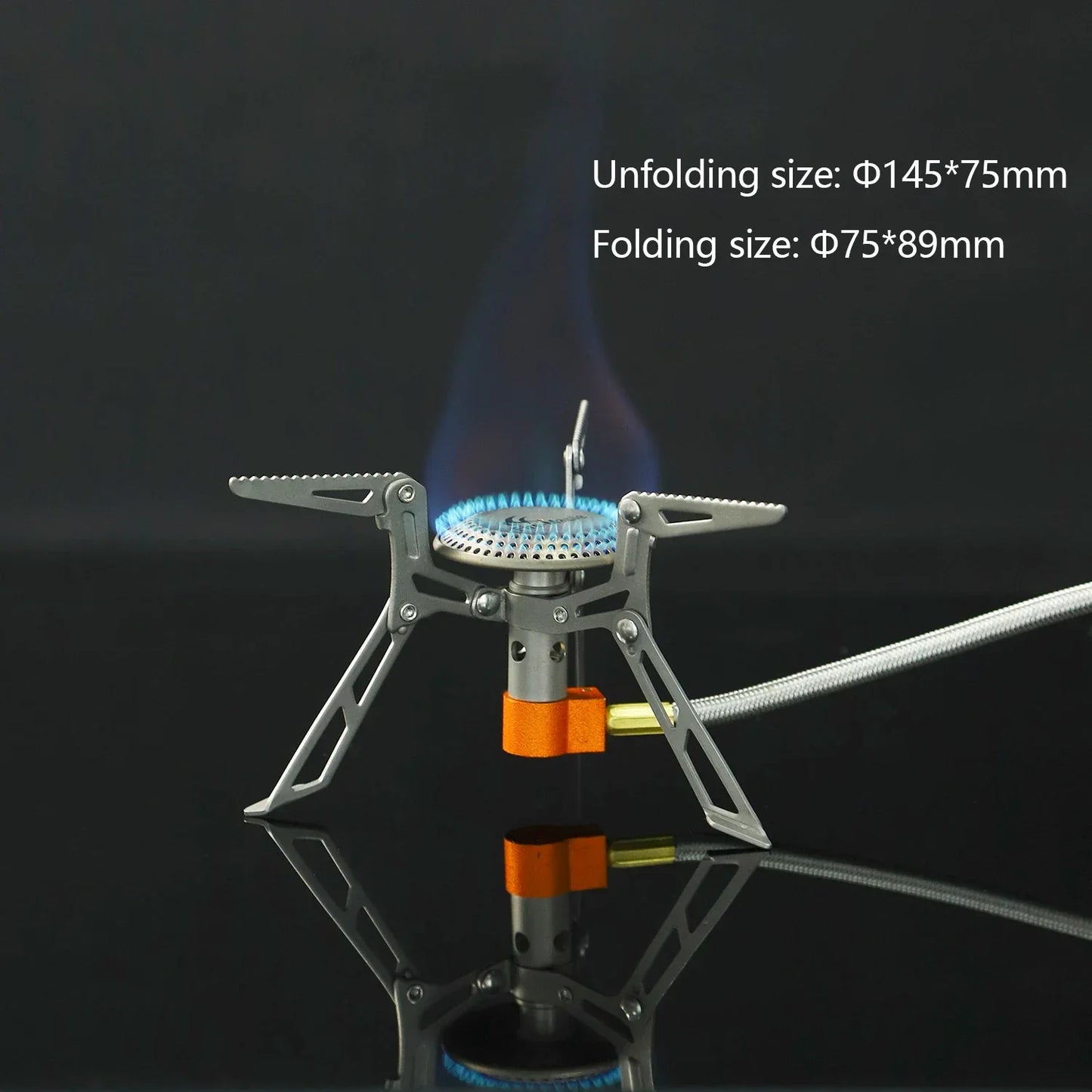 3300W Titanium Camping Stove Silver