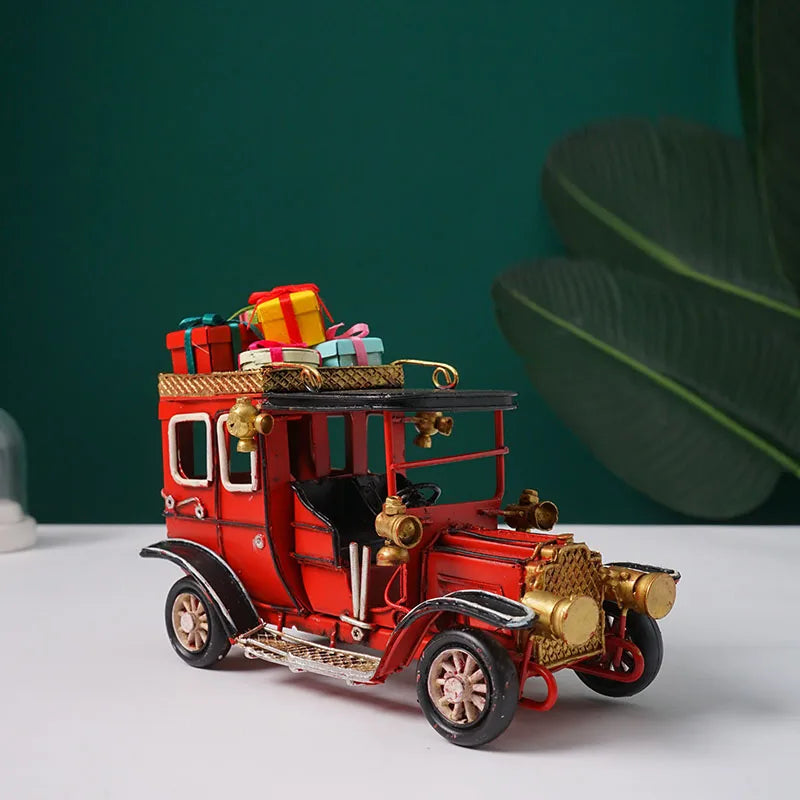 Vintage Metal Classic Car Miniature