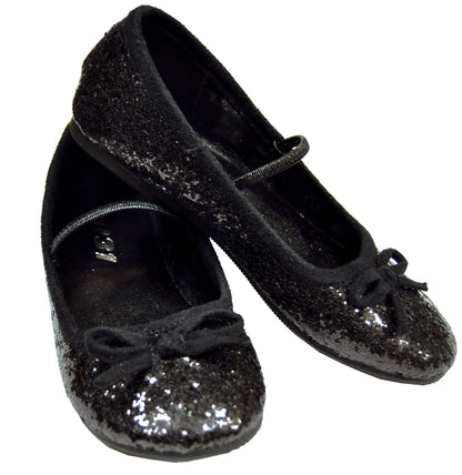 Girl's Glitter Flat Ballet Shoe