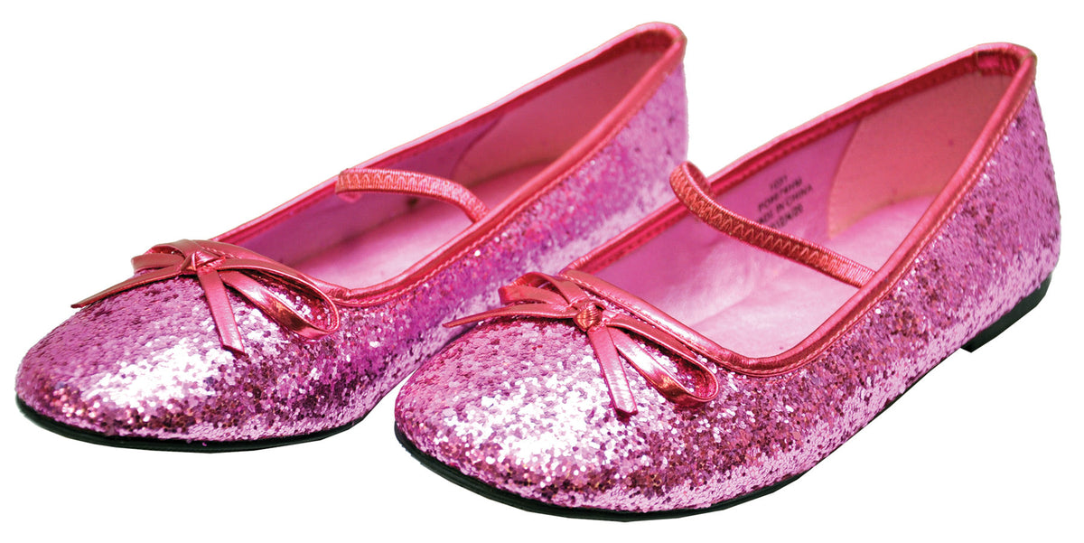 Girl's Glitter Flat Ballet Shoe