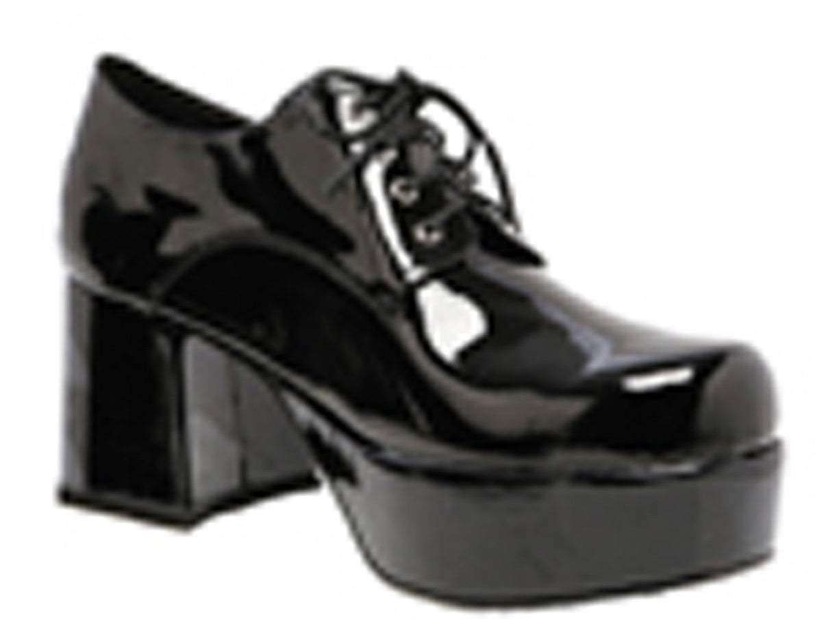 Men's Patent Leather Platform Shoe