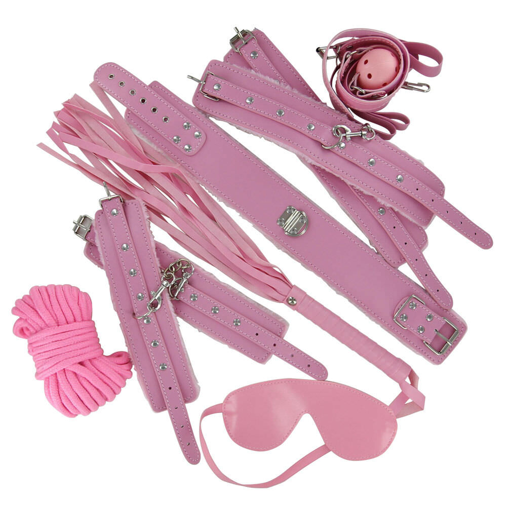 Bondage Pretty in Pink Fetish Adult Toy Set
