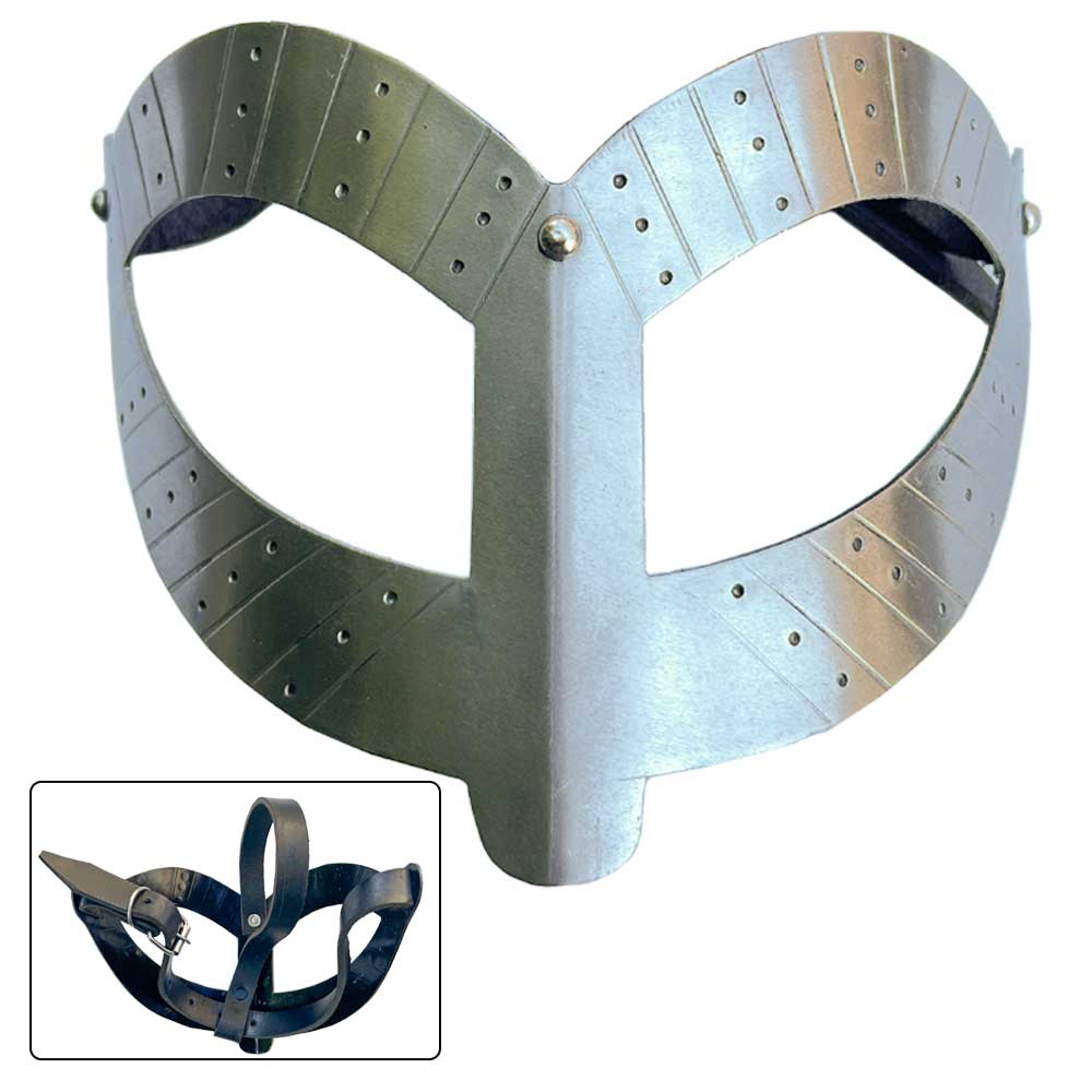 Barbarian War Gjermundbu Viking Mask Armor - TOPHATTER'S ARMORY DEALS