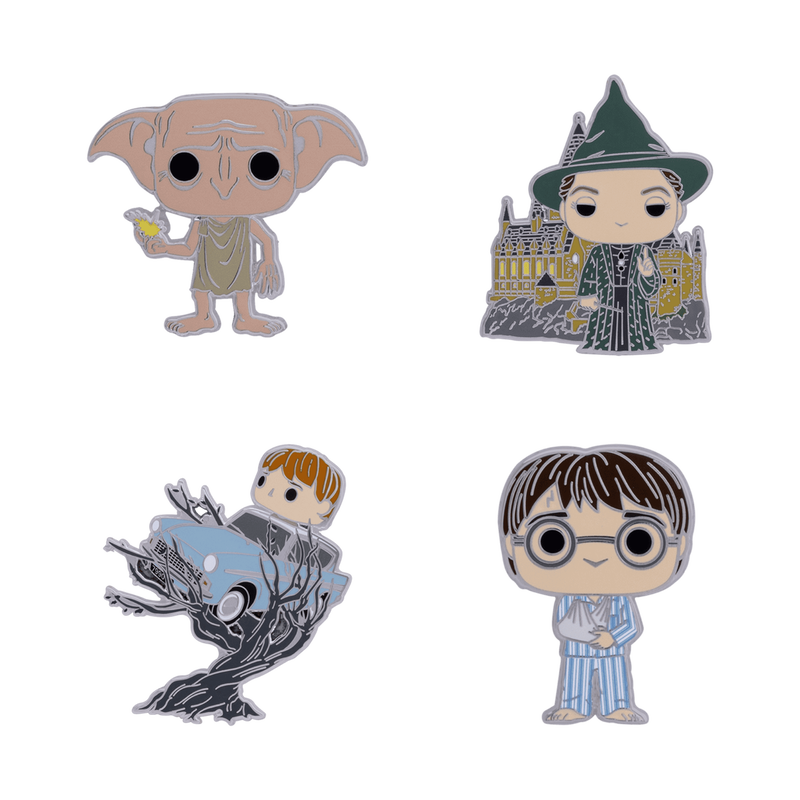 Harry Potter – Chamber of Secrets Anniversary Pop! Enamel Pin 4-Pack