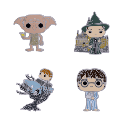 Harry Potter – Chamber of Secrets Anniversary Pop! Enamel Pin 4-Pack