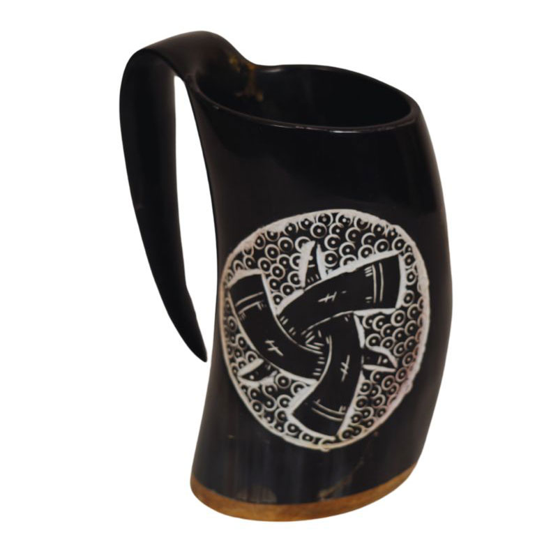 Authentic Medieval Inspired Drinking Horn Mug Tankard - TOPHATTER'S ARMORY DEALS