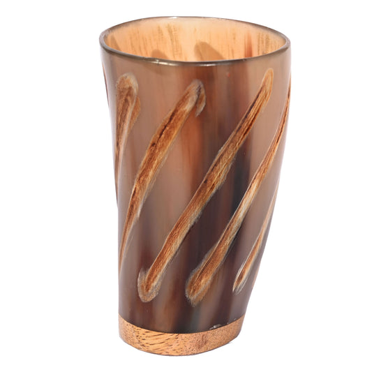 Handmade Viking Drinking Horn Medieval Tumbler