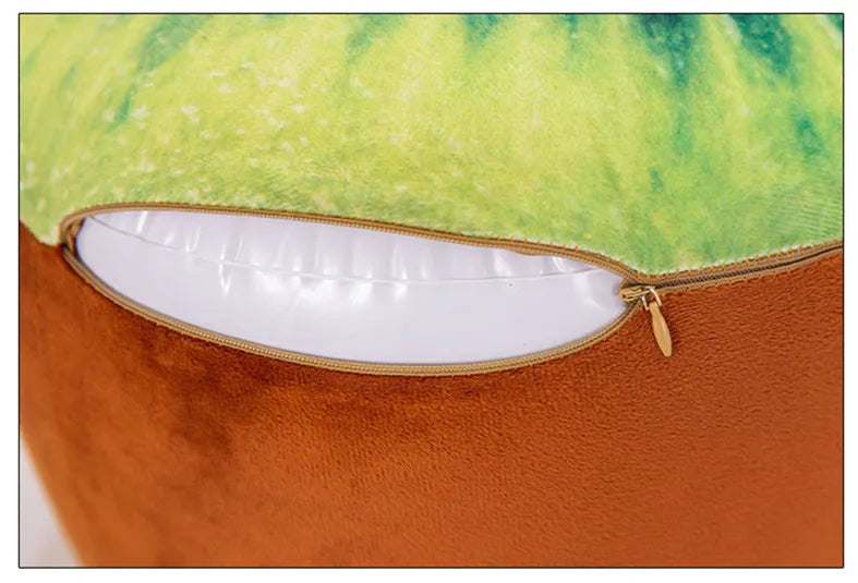 Adorable Watermelon Inflatable Stool for Kids - Portable, Plush, and Fun!