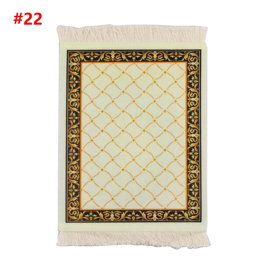 Persian Mini Woven Mousepad Retro Style