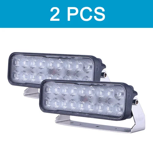 7 Inch 18x3W LED Light Bar - Ultra Flood Lights
