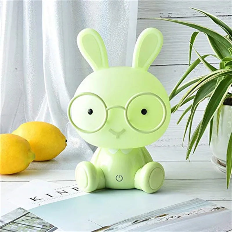 LED Night Light Touch Cartoon Bunny Table Lamp