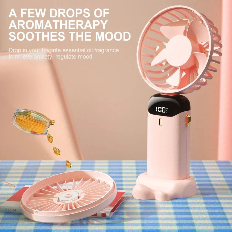 Handheld Portable Foldable Neck Fan