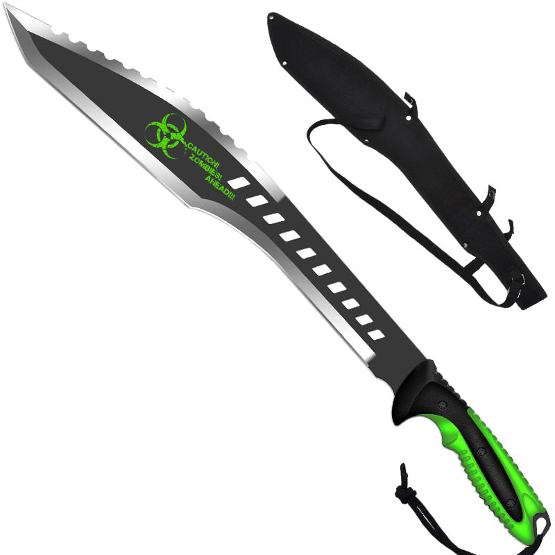 Harbinger Zombie Death Full Tang Tanto Futuristic Machete