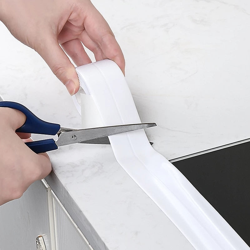 Bathroom Shower Sink Bath Sealing Strip Tape White