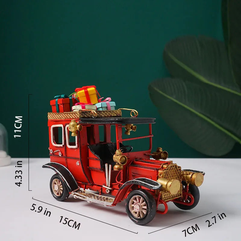 Vintage Metal Classic Car Miniature