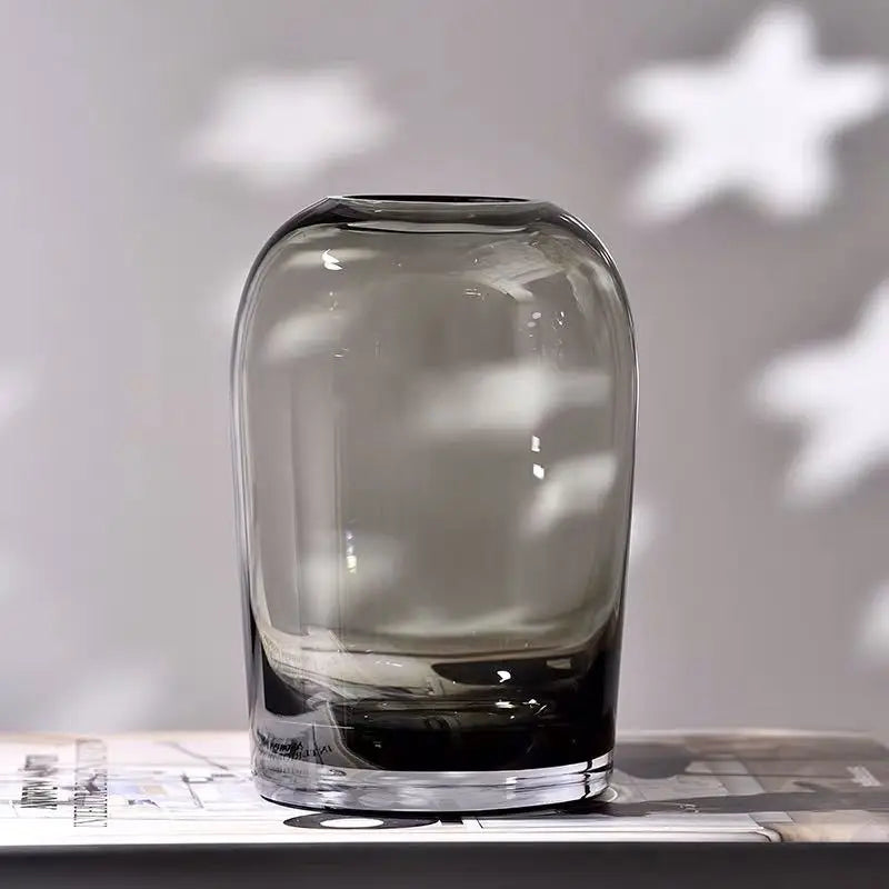 European Elegance: INS Glass Flower Vase for Chic Home Decor