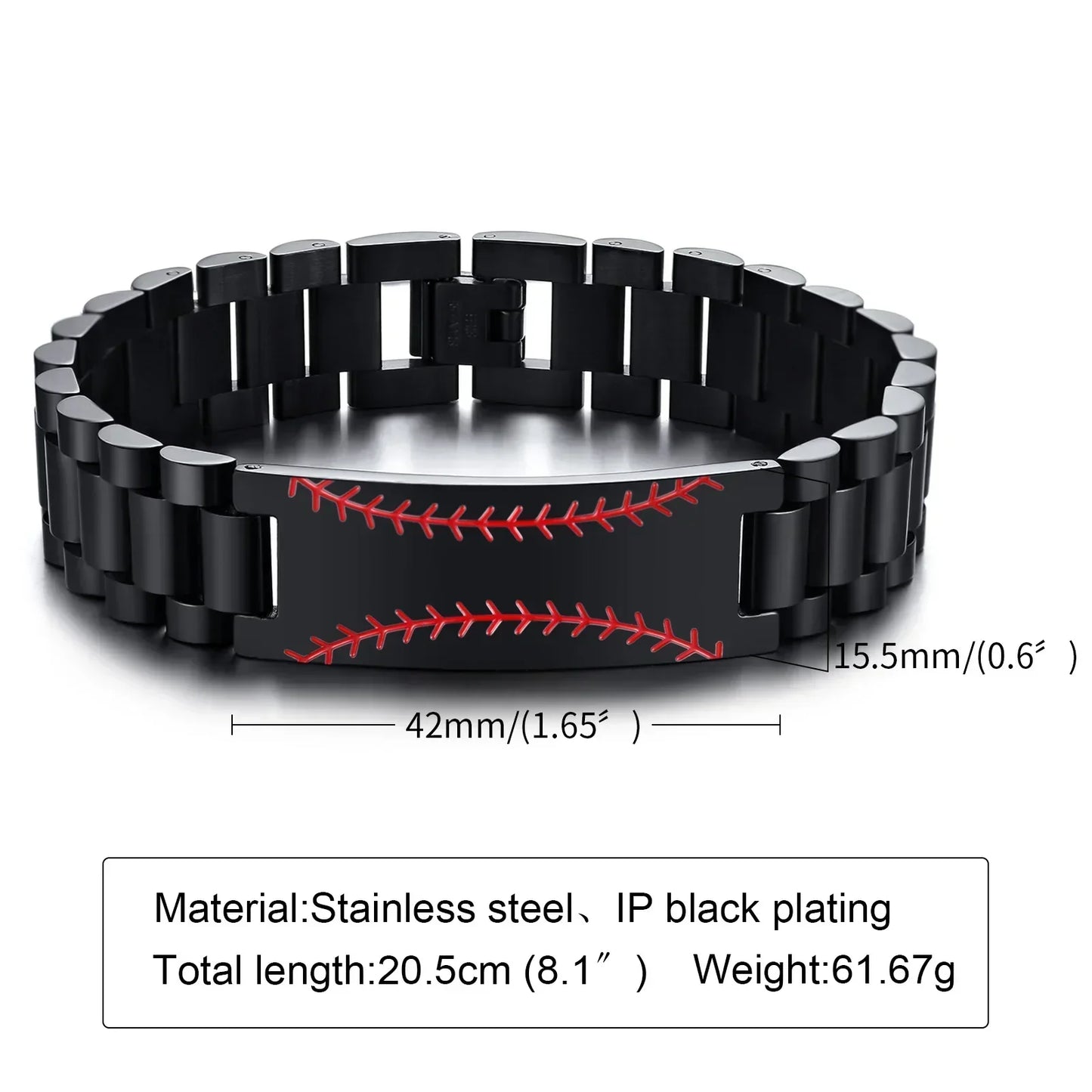 Premium 15.5mm Oyster Style Stainless Steel Bracelet